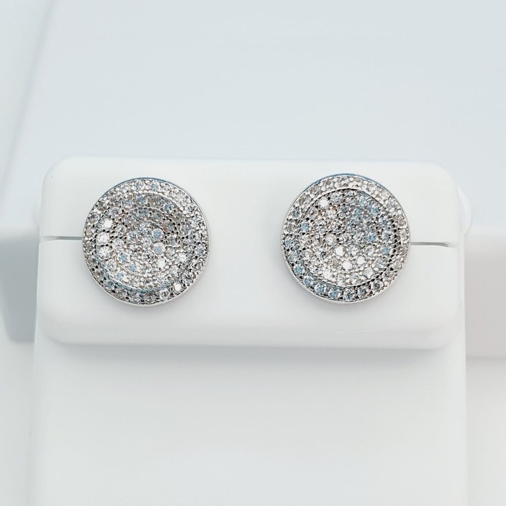 "925 Sterling Silver Cubic Zirconia Earrings, U19254842